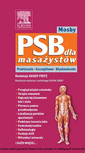 Fritz |  PSB dla masazystów Mosby. PRAKTYCZNIE SZCZEGÓLOWO BLYSKAWICZNIE | eBook | Sack Fachmedien