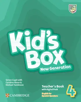 Tomlinson / Cupit / Nixon |  Kid's box new generation, English for Spanish speakers, level 4 | Buch |  Sack Fachmedien