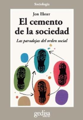 Elster |  El cemento de la sociedad | eBook | Sack Fachmedien