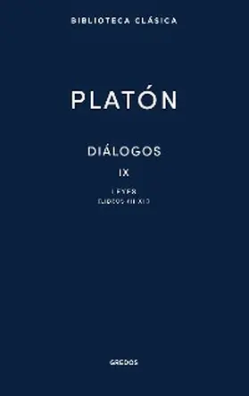 Platón |  Diálogos IX. Leyes (Libros VII-XII) | eBook | Sack Fachmedien