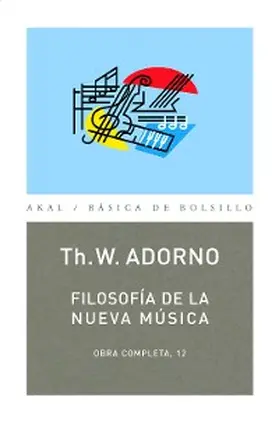 Adorno |  Filosofía de la nueva música | eBook | Sack Fachmedien