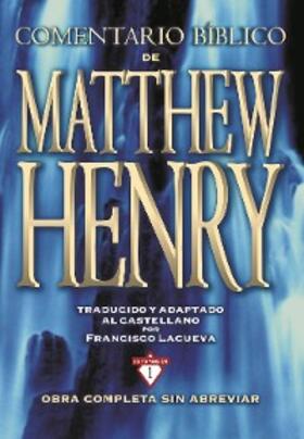 Henry |  Comentario Bíblico Matthew Henry | eBook | Sack Fachmedien