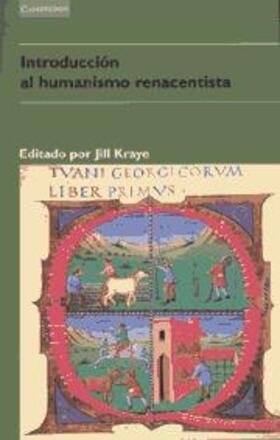 Kraye |  Introducción al humanismo renacentista | Buch |  Sack Fachmedien