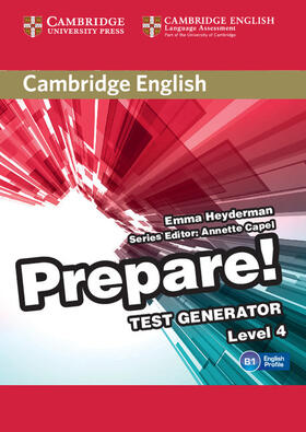 Heyderman |  Cambridge English Prepare! Test Generator Level 4 CD-ROM | Sonstiges |  Sack Fachmedien