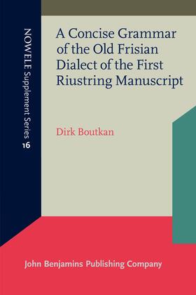 Boutkan |  CONCISE GRAMMAR OF THE OLD FRI | Buch |  Sack Fachmedien