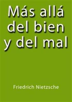 Nietzsche |  Mas alla del bien y del mal | eBook | Sack Fachmedien