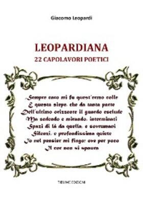 Leopardi |  Leopardiana | eBook | Sack Fachmedien