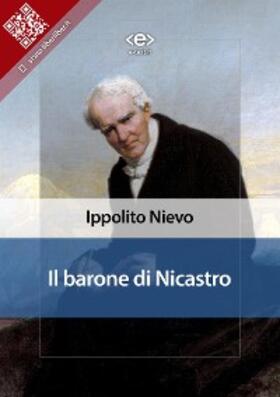 Nievo |  Il barone di Nicastro | eBook | Sack Fachmedien