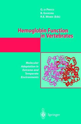 Prisco / Weber / Giardina |  Hemoglobin Function in Vertebrates | Buch |  Sack Fachmedien