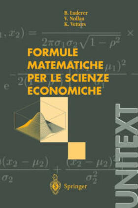 Luderer / Nollau / Vetters |  Formule Matematiche Per Le Scienze Economiche | Buch |  Sack Fachmedien