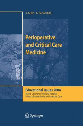 Berlot / Gullo |  Perioperative and Critical Care Medicine | Buch |  Sack Fachmedien