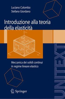 Giordano / Colombo |  Introduzione alla Teoria della elasticità | Buch |  Sack Fachmedien