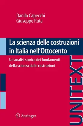 Ruta / Capecchi |  La scienza delle costruzioni in Italia nell'Ottocento | Buch |  Sack Fachmedien