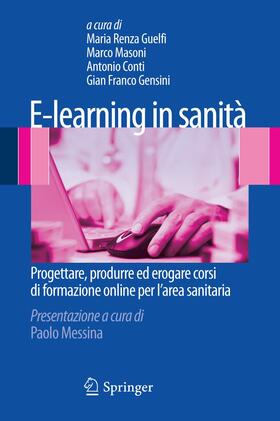 Guelfi / Masoni / Conti |  E-Learning in Sanità | Buch |  Sack Fachmedien