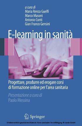 Guelfi / Masoni / Conti |  E-learning in sanità | eBook | Sack Fachmedien