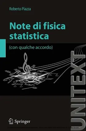 Piazza |  Note di fisica statistica | eBook | Sack Fachmedien