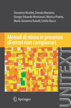 Nicolini / Marasini / Rocco |  Metodi di stima in presenza di errori non campionari | Buch |  Sack Fachmedien