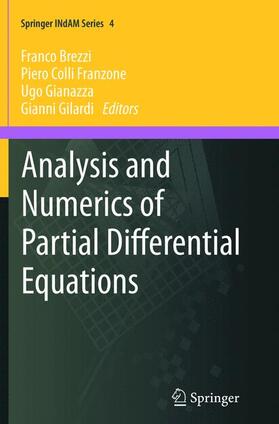 Brezzi / Gilardi / Colli Franzone |  Analysis and Numerics of Partial Differential Equations | Buch |  Sack Fachmedien