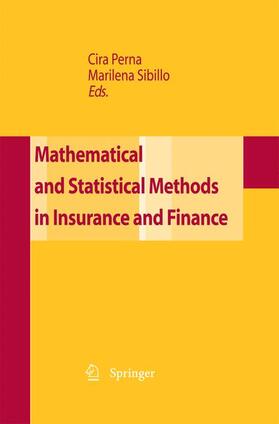 Sibillo / Perna |  Mathematical and Statistical Methods for Insurance and Finance | Buch |  Sack Fachmedien