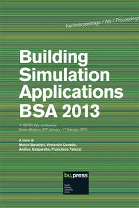 Corrado / Baratieri / Gasparella |  Building Simulation Applications BSA 2013 | Buch |  Sack Fachmedien