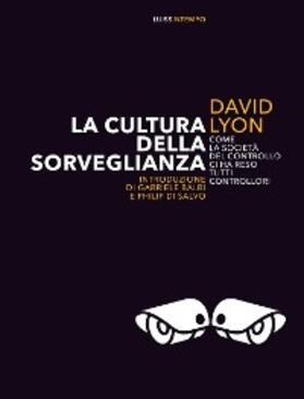 Lyon |  La cultura della sorveglianza | eBook | Sack Fachmedien