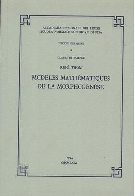 Thom |  Modèles Mathématiques de la Morphogénèse | Buch |  Sack Fachmedien