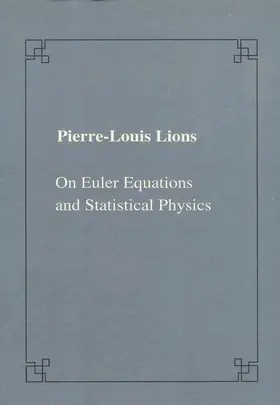 Lions |  On Euler equation and statistical physics | Buch |  Sack Fachmedien