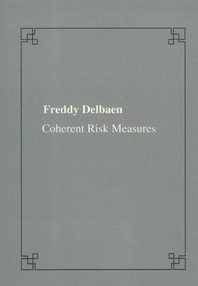 Delbean |  Coherent Risk Measures | Buch |  Sack Fachmedien