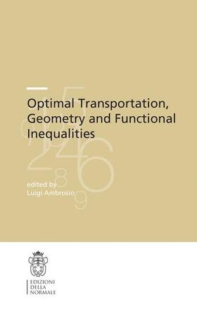 Ambrosio |  Optimal Transportation, Geometry and Functional Inequalities | Buch |  Sack Fachmedien