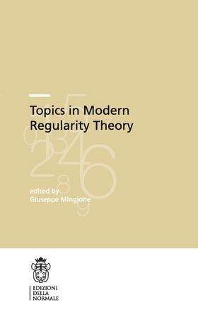 Mingione |  Topics in Modern Regularity Theory | Buch |  Sack Fachmedien