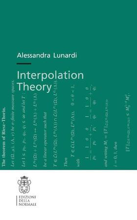 Lunardi |  Interpolation Theory | Buch |  Sack Fachmedien