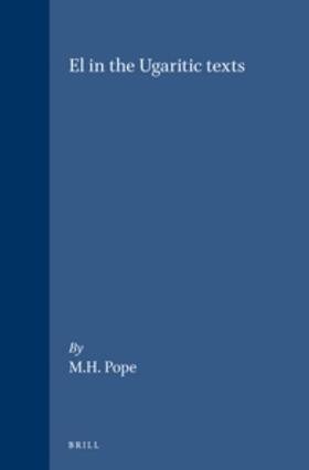 Pope |  El in the Ugaritic Texts | Buch |  Sack Fachmedien