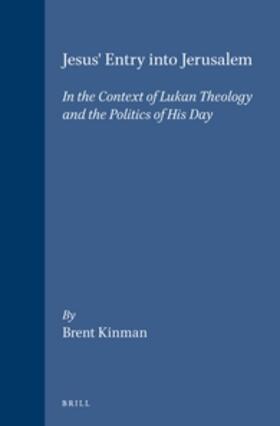 Kinman |  Jesus' Entry Into Jerusalem | Buch |  Sack Fachmedien