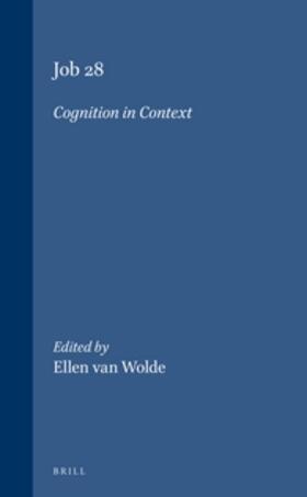 Wolde |  Job 28. Cognition in Context | Buch |  Sack Fachmedien