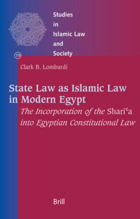 Lombardi |  State Law as Islamic Law in Modern Egypt | Buch |  Sack Fachmedien