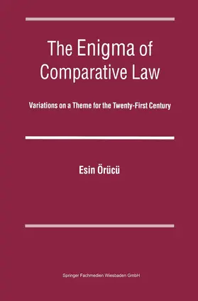 Örücü |  The Enigma of Comparative Law | Buch |  Sack Fachmedien