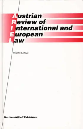 Loibl |  Austrian Review of International and European Law | Buch |  Sack Fachmedien