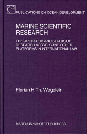 Wegelein | Marine Scientific Research | Buch | 978-90-04-14521-4 | sack.de