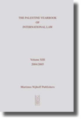 Mansour |  The Palestine Yearbook of International Law, Volume 13 (2004-2005) | Buch |  Sack Fachmedien