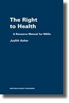 Asher |  The Right to Health | Buch |  Sack Fachmedien