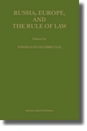 Feldbrugge |  Russia, Europe, and the Rule of Law | Buch |  Sack Fachmedien