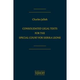 Jalloh |  Consolidated Legal Texts for the Special Court for Sierra Leone | Buch |  Sack Fachmedien