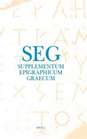  Supplementum Epigraphicum Graecum, Volumes I to XXV (1923 - 1971) Plus Index (8 Vols.) | Buch |  Sack Fachmedien