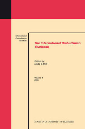 Reif |  The International Ombudsman Yearbook, Volume 9 (2005) | Buch |  Sack Fachmedien