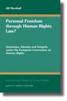 Marshall |  Personal Freedom Through Human Rights Law? | Buch |  Sack Fachmedien