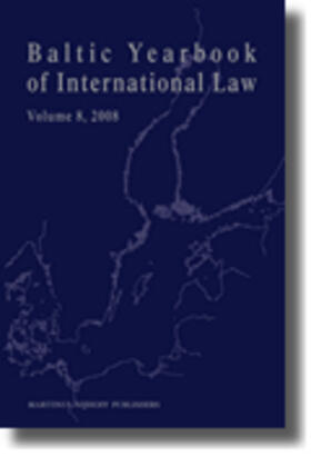 Laurin |  Baltic Yearbook of International Law, Volume 8 (2008) | Buch |  Sack Fachmedien