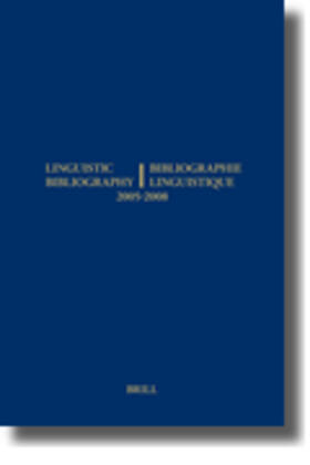 Tol / Olbertz |  Linguistic Bibliography for the Years 2005 - 2008 / Bibliographie Linguistique Des Années 2005 - 2008 | Buch |  Sack Fachmedien