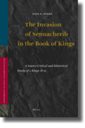 Evans |  The Invasion of Sennacherib in the Book of Kings | Buch |  Sack Fachmedien