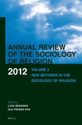 Annual Review of the Sociology of Religion. Volume 3 (2012) | Buch |  Sack Fachmedien