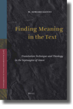Glenny |  Finding Meaning in the Text | Buch |  Sack Fachmedien